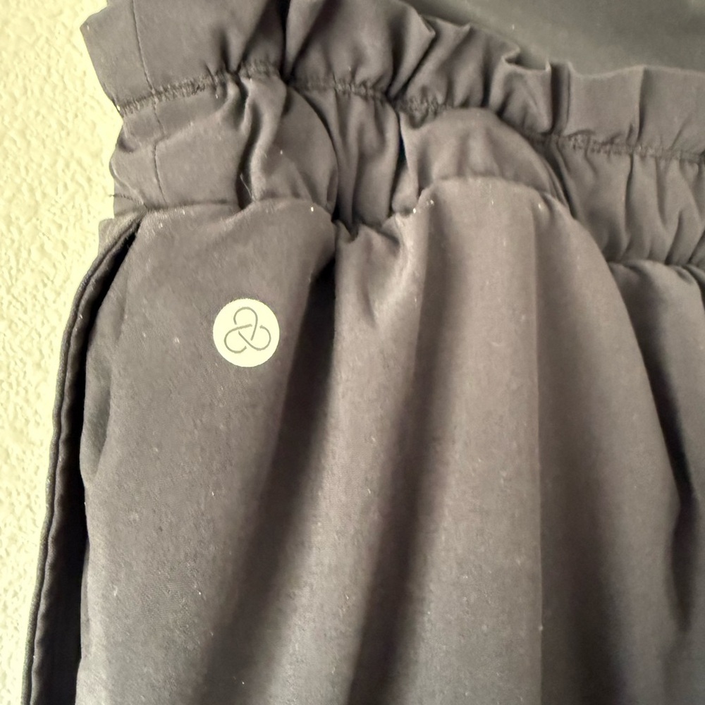 Zella Black Paperbag Waist Athletic Shorts - Picture 8 of 9
